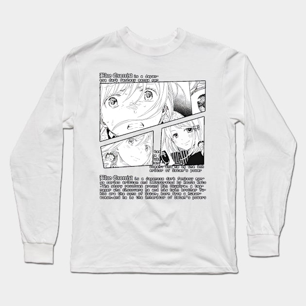 Shiemi Moriyama Blue Exorcist Ao no Ekusoshisuto Manga Long Sleeve T-Shirt by AinisticGina